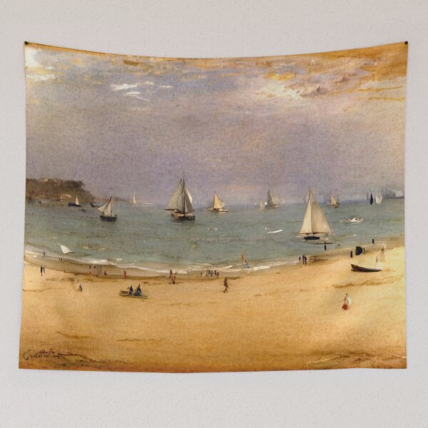 Item preview, Sailboats at the Shore - Capturing the Tranquil Beauty of Maritime Scenes  designed and sold by artdesignsnow.