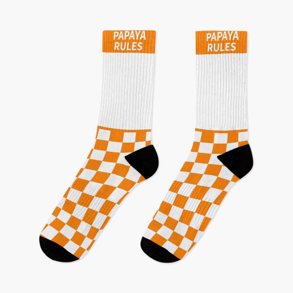 Item preview, Papaya Rules Socks designed and sold by WorldEngine.
