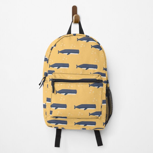 Item preview, Sperm whales on yellow designed and sold by reneesillus.