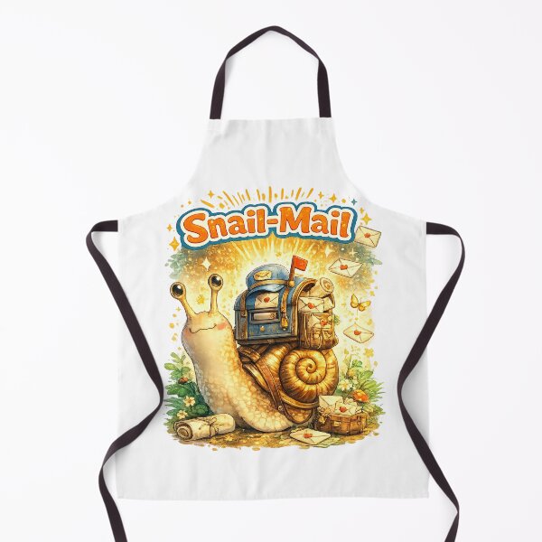 Item preview, Snail-Mail Cute Snail Post Pun – Whimsical Cottagecore Mail Art designed and sold by StrayaDesign.