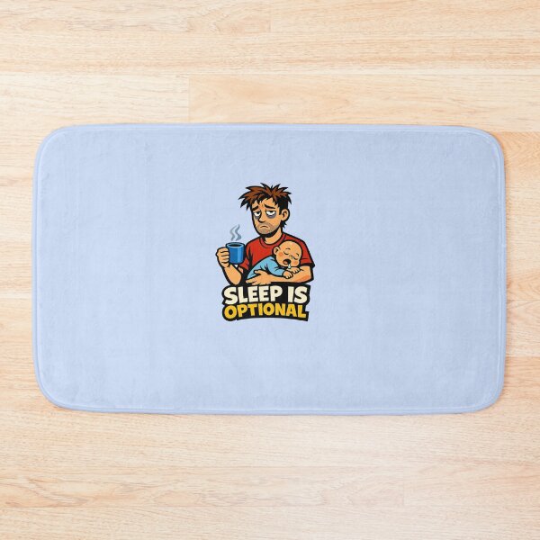Item preview, Sleep Is Optional Funny Dad Design – New Dad Exhausted Father Humor designed and sold by MirAgency.
