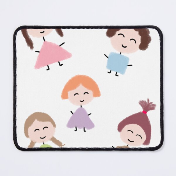 Item preview, Cute Chibi Character Set - 5 Adorable Cartoon Illustrations designed and sold by TavaCreart.