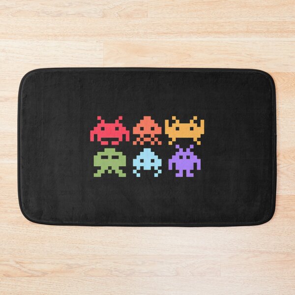 Item preview, Space Invaders Pixel Art Rainbow Aliens designed and sold by SMB12.