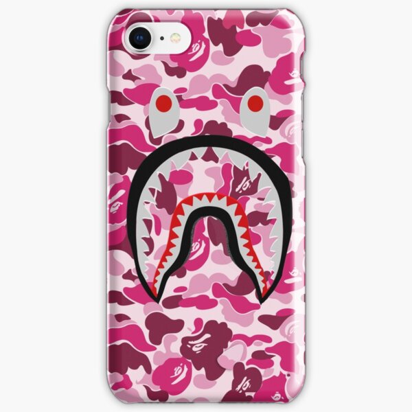 bape shark pink iPhone Snap Case