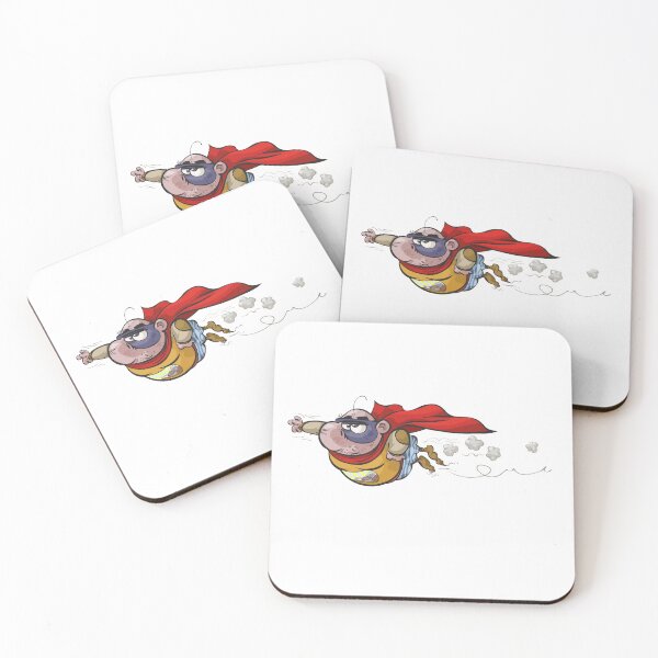 Item preview, Fat cartoon Superhero cartoon character designed and sold by Bobb's cartoons.