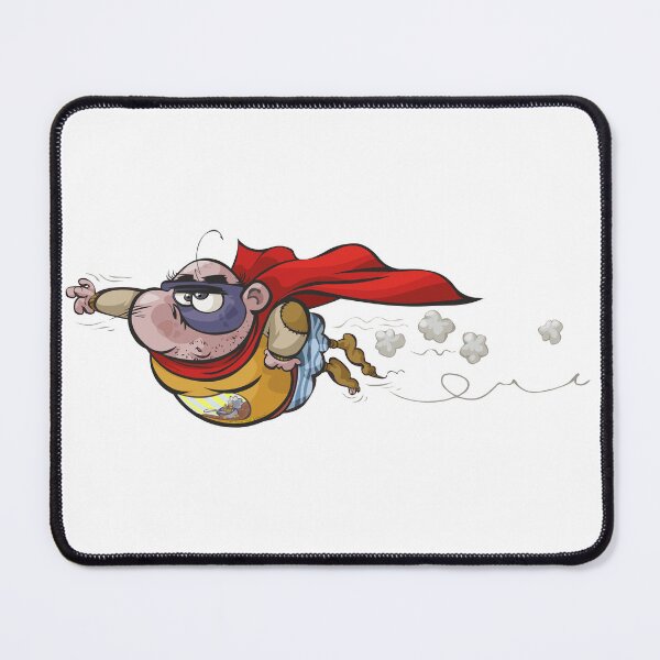 Item preview, Fat cartoon Superhero cartoon character designed and sold by Bobb's cartoons.