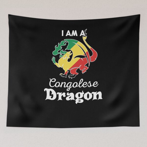 Artikelvorschau, Dragon Kongolese Flagge Kongo entworfen und verkauft von countryflags.