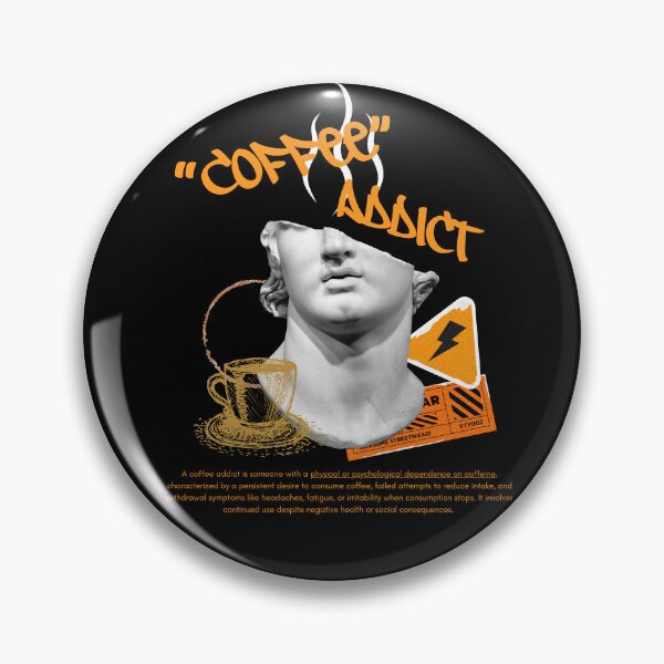 Item preview, Coffee Addict - Streetwear designed and sold by Mel Siva.