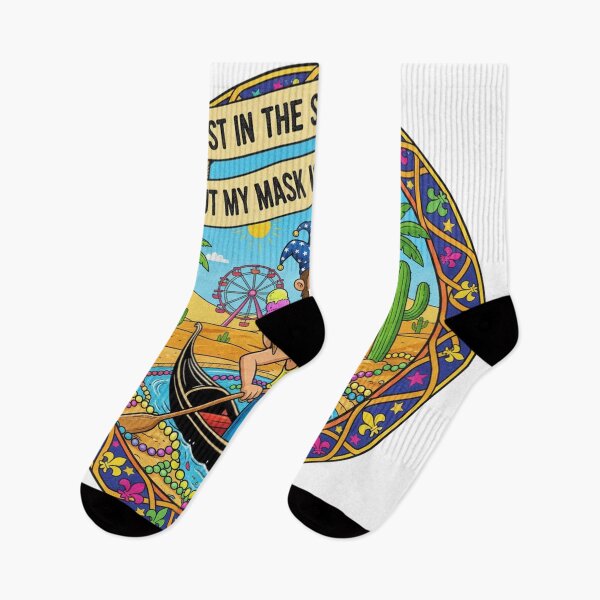 Item preview, Lost in the Sahara But My Mask Is Fabulous T-Shirt | Funny Desert Festival Graphic | Colorful Carnival Style Design designed and sold by Sushikidsntod.