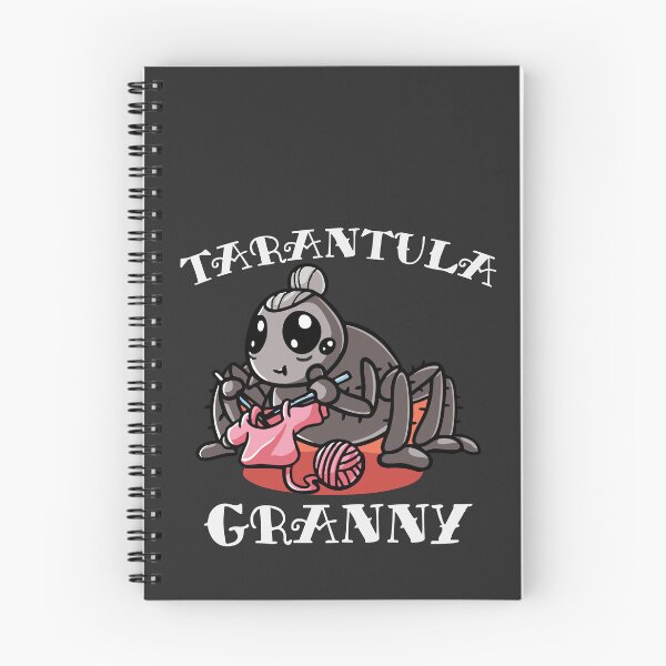 Item preview, Tarantula Granny Knitting Spider Tee designed and sold by BugBrainsUK.