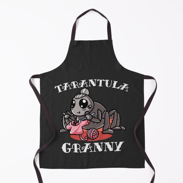 Item preview, Tarantula Granny Knitting Spider Tee designed and sold by BugBrainsUK.