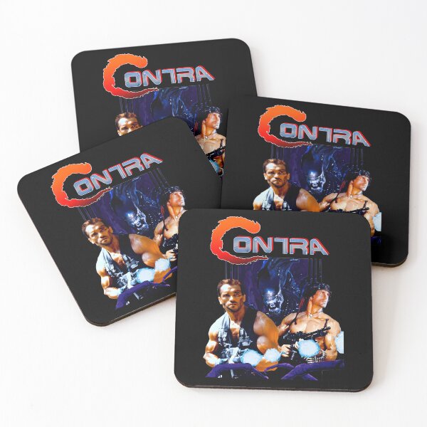 Item preview, Schwarzeneggers Commandos And Alienss-Contras Game Parody designed and sold by evodoo.