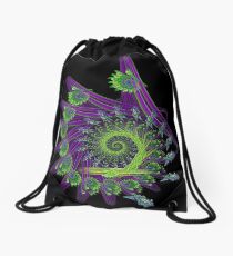 Peacock Apophysis Drawstring Bag