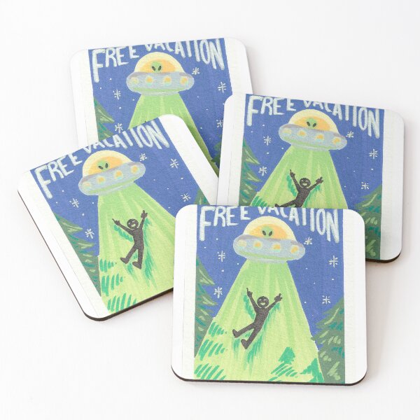 Item preview, alien abduction: free vacation designed and sold by Ro Draws.