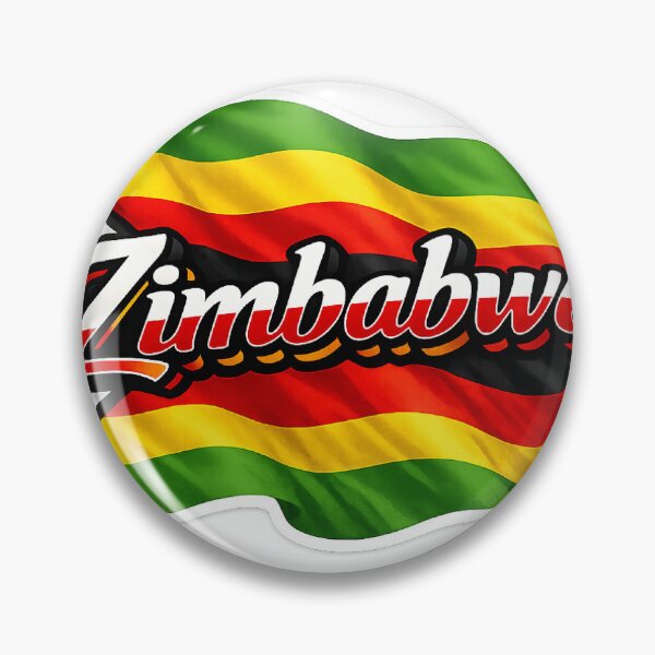 Item preview, Zimbabwe Waving Flag Typography – Zimbabwe National Pride Patriotic Country Design designed and sold by GarnerSupplyCo.