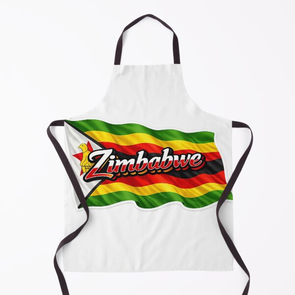 Item preview, Zimbabwe Waving Flag Typography – Zimbabwe National Pride Patriotic Country Design designed and sold by GarnerSupplyCo.