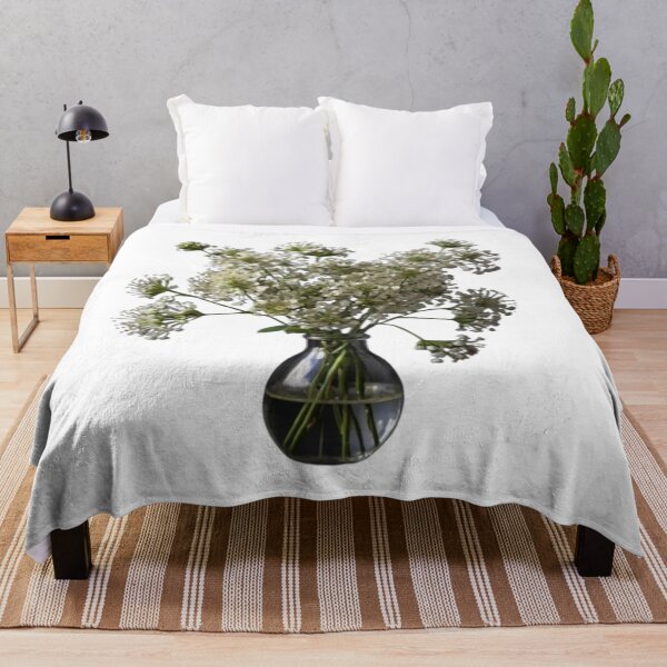 Item preview, Gypsophila Floral Vase Illustration for Home Decor designed and sold by sana designer.
