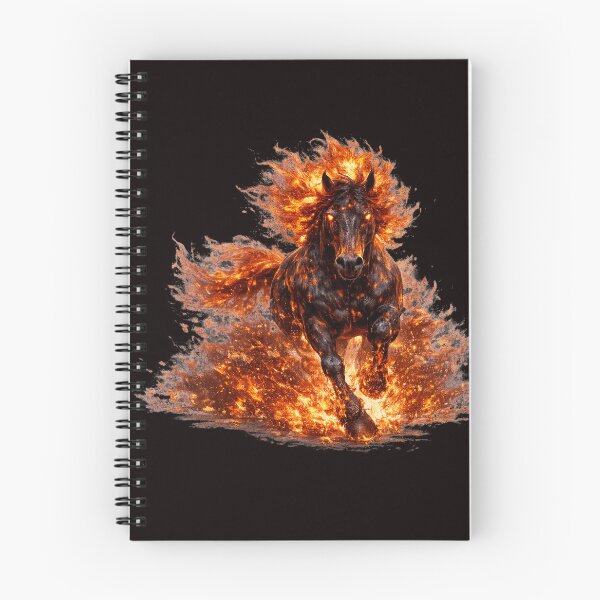 Item preview, Blazing Charge – Fire Stallion Unleashed designed and sold by Tadeusz1.