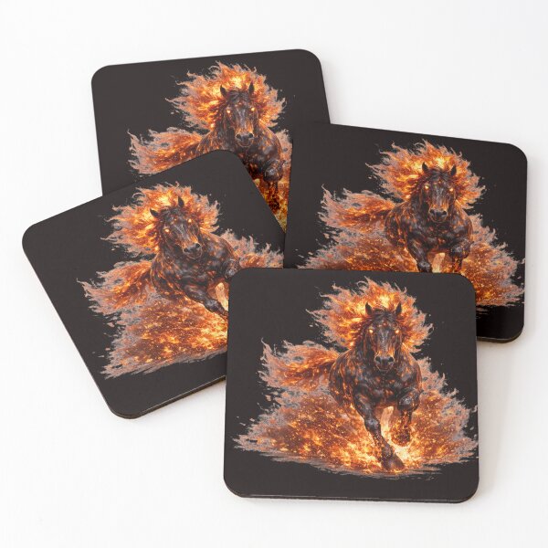 Item preview, Blazing Charge – Fire Stallion Unleashed designed and sold by Tadeusz1.