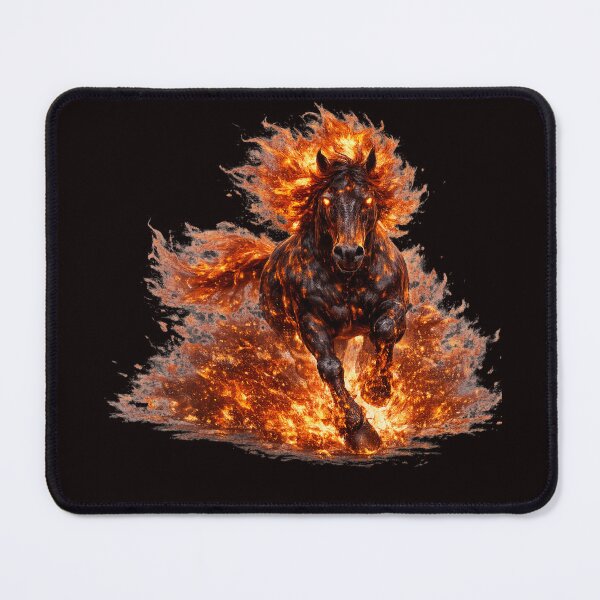 Item preview, Blazing Charge – Fire Stallion Unleashed designed and sold by Tadeusz1.