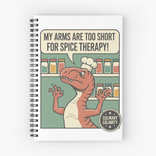 Item preview, Funny T-Rex Chef Spice Therapy Short Arms Cooking Humor designed and sold by Wear Sculpt.