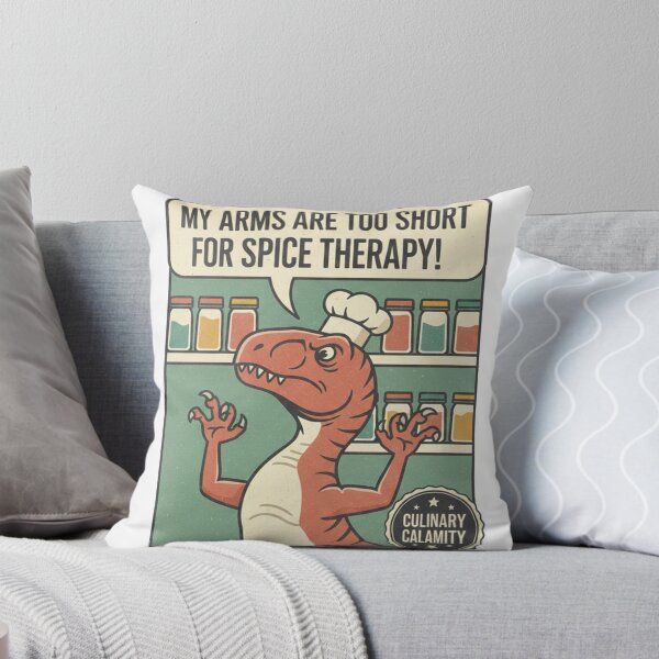 Item preview, Funny T-Rex Chef Spice Therapy Short Arms Cooking Humor designed and sold by Wear Sculpt.