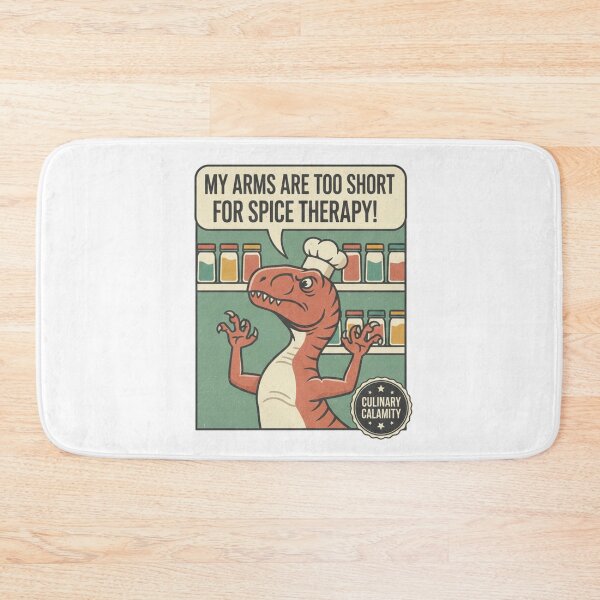 Item preview, Funny T-Rex Chef Spice Therapy Short Arms Cooking Humor designed and sold by Wear Sculpt.