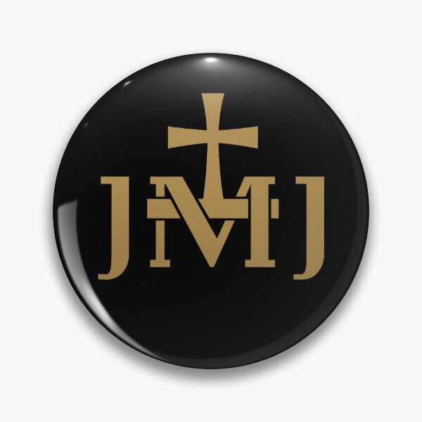 Item preview, JMJ Jesus Mary Saint Joseph Insignia Catholic designed and sold by eloisestewart.