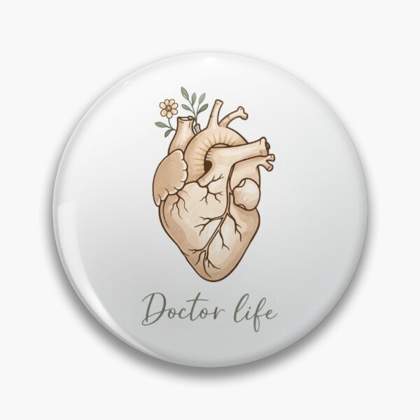 Artikelvorschau, Doktorleben: Anatomische Herzillustration entworfen und verkauft von DayStoreDesigns.