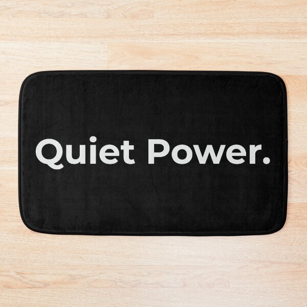 Item preview, Quiet Power. Minimalist Motivational Statement Shirt designed and sold by Lumawear .