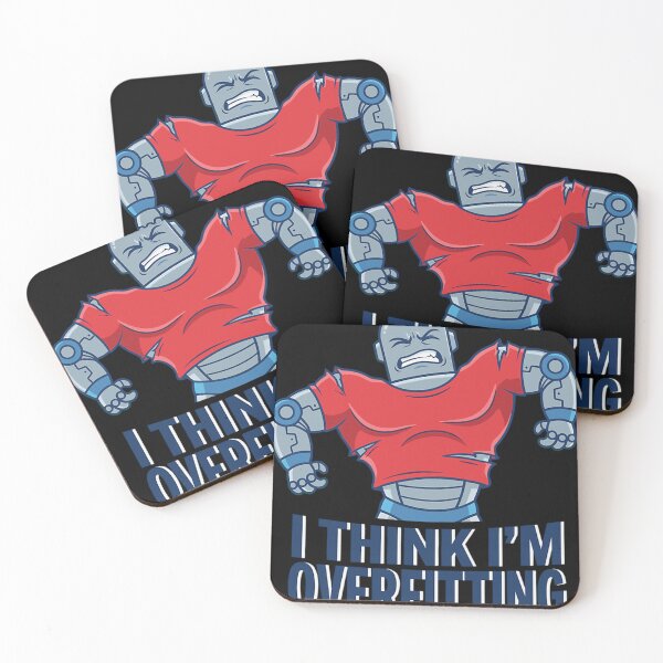 Item preview, I Think Im Overfitting Funny Ai designed and sold by PSRIJ.