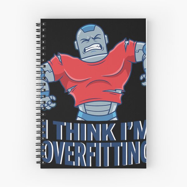 Item preview, I Think Im Overfitting Funny Ai designed and sold by PSRIJ.