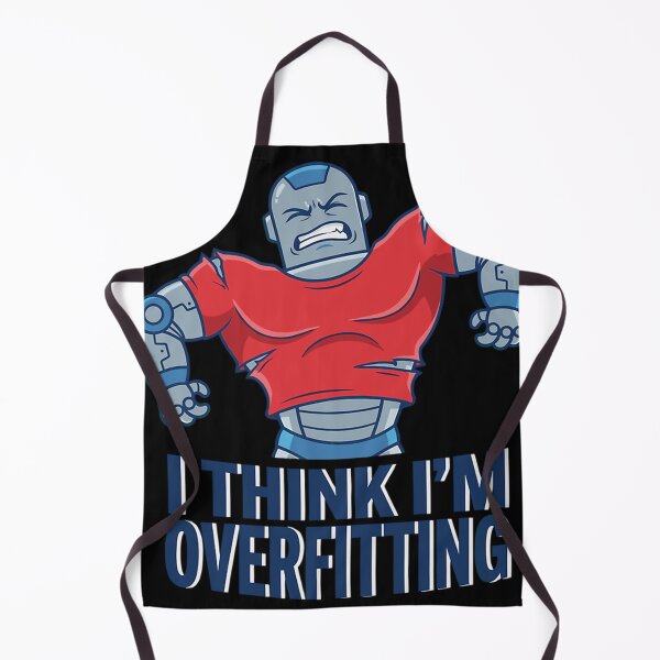 Item preview, I Think Im Overfitting Funny Ai designed and sold by PSRIJ.