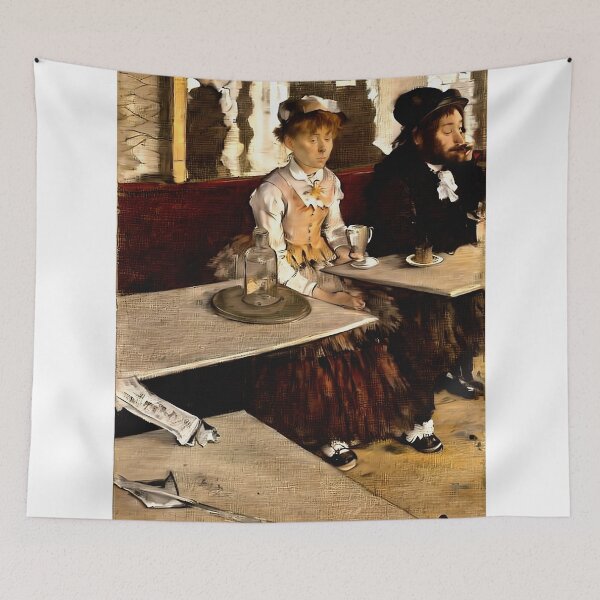 Item preview, L'Absinthe: A Portrait of Isolation and Urban Disillusionment in Belle Époque Paris designed and sold by artdesignsnow.