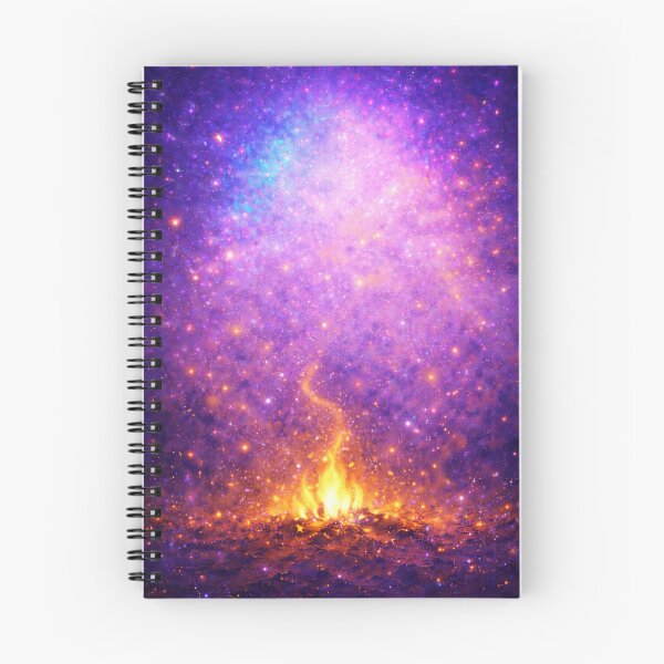 Item preview, Sparks of fire against purple designed and sold by chihuahuashower.