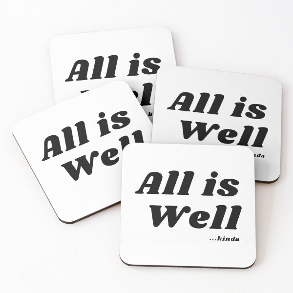 Item preview, All Is Well...Kinda designed and sold by Stick People Designs.