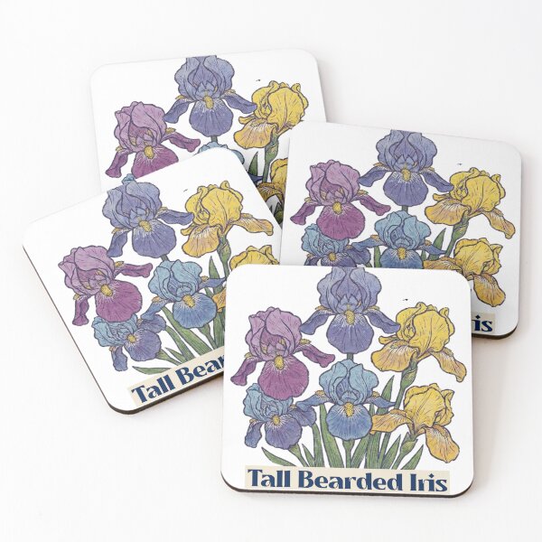 Item preview, Tall Bearded Iris Illustration  designed and sold by Rockyctees.