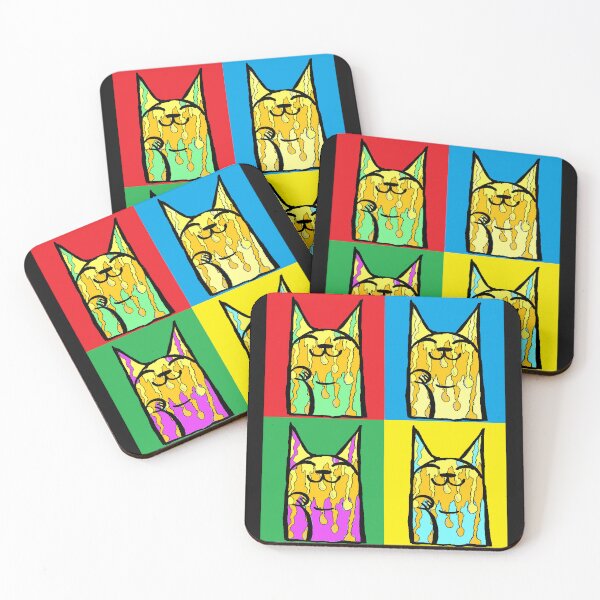 Item preview, pop art cats 123 kitten 123 art  designed and sold by LowEndGraphics.