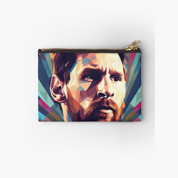 Item preview, Lionel Messi Portrait Abstract Digital Football Player designed and sold by WeebsDomain.
