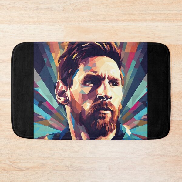 Item preview, Lionel Messi Portrait Abstract Digital Football Player designed and sold by WeebsDomain.