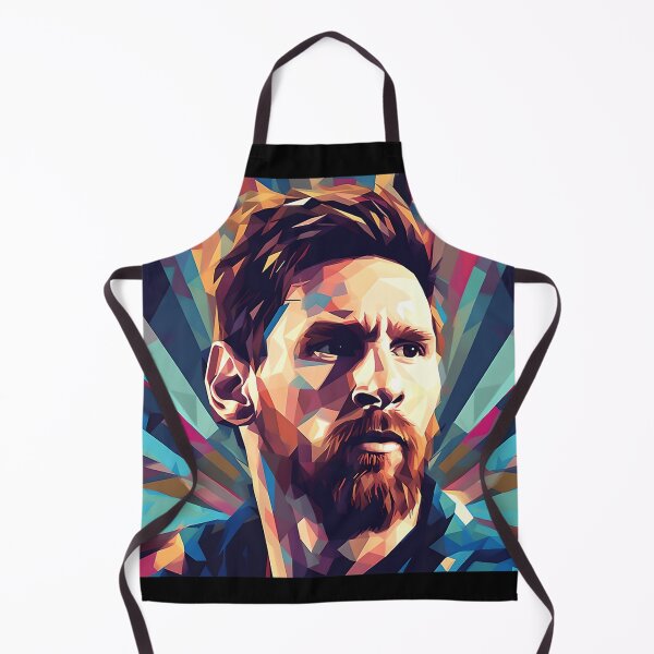 Item preview, Lionel Messi Portrait Abstract Digital Football Player designed and sold by WeebsDomain.