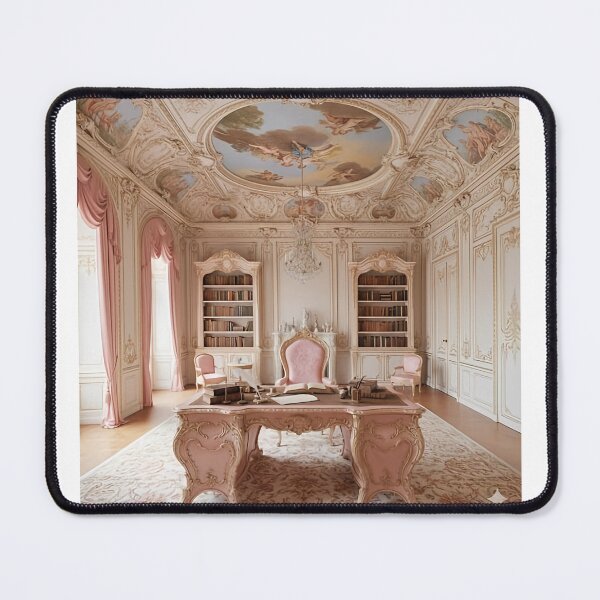 Item preview, Royal Rococo Pink Palace Study Room designed and sold by yum1108.