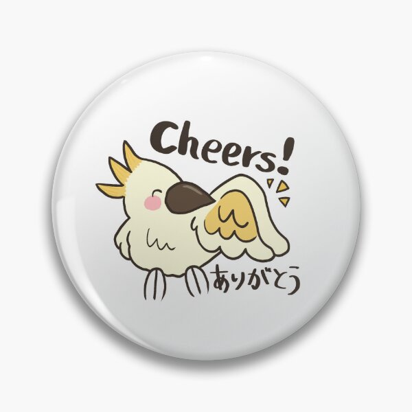 Item preview, Cheers! Arigatou Cockatoo designed and sold by HarunaMcDesigns.