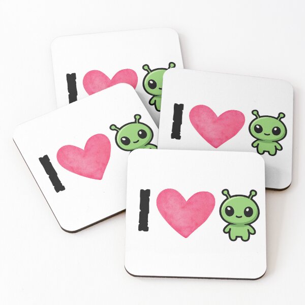 Item preview, I love aliens designed and sold by ErbilK.