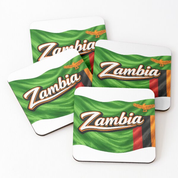Item preview, Zambia Waving Flag Typography – Zambian National Pride Patriotic Country Design designed and sold by GarnerSupplyCo.