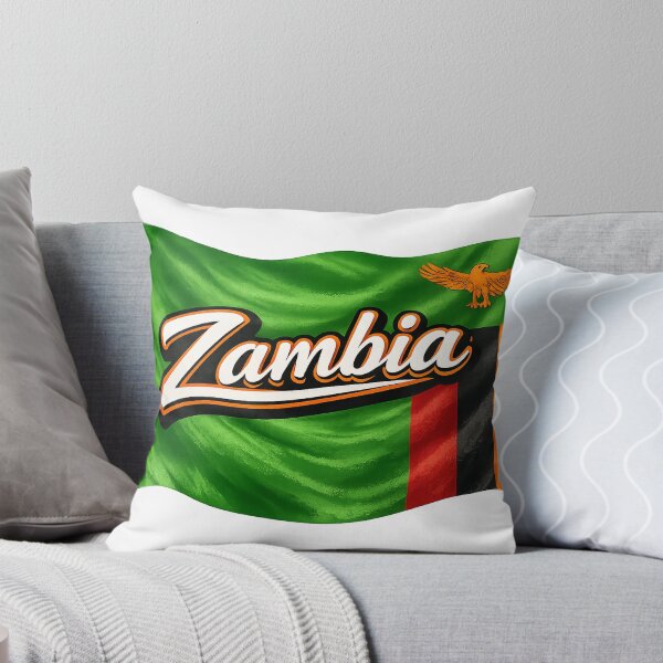 Item preview, Zambia Waving Flag Typography – Zambian National Pride Patriotic Country Design designed and sold by GarnerSupplyCo.