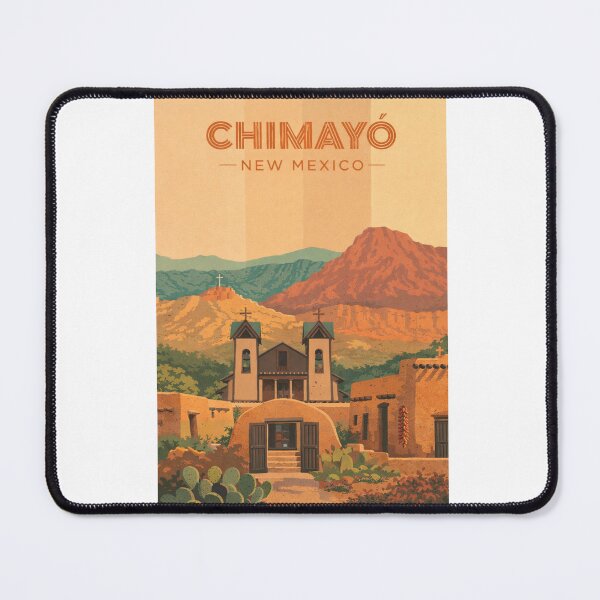 Item preview, Chimayó New Mexico – Historic Adobe Village and Healing Sanctuary in Santa Fe County near Truchas Peaks designed and sold by Aryabek.