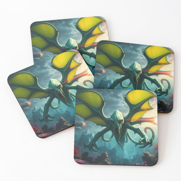 Item preview, Underwater Alien Creature Attacks designed and sold by cuprum.
