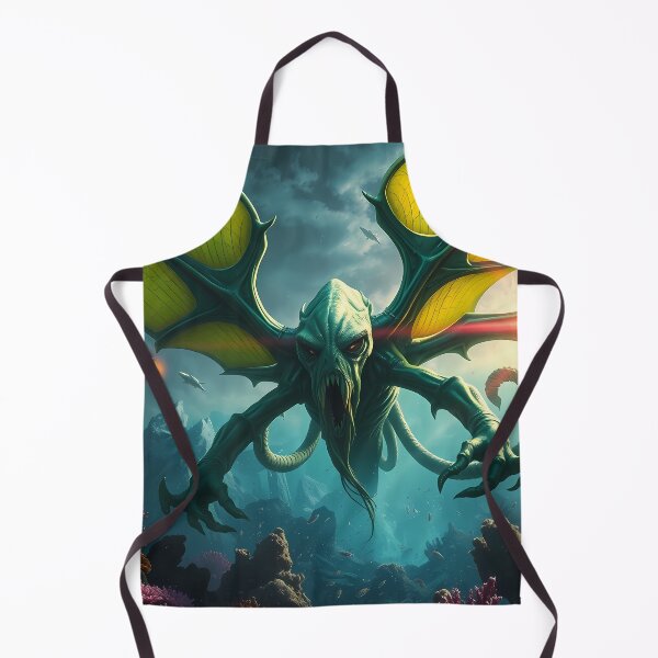 Item preview, Underwater Alien Creature Attacks designed and sold by cuprum.