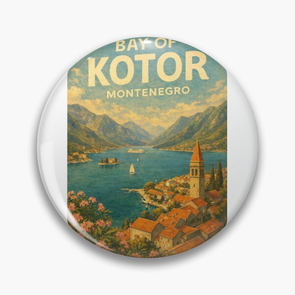 Item preview, Bay of Kotor Montenegro – Adriatic Fjord with Perast and Our Lady of the Rocks near Lovćen National Park designed and sold by Aryabek.